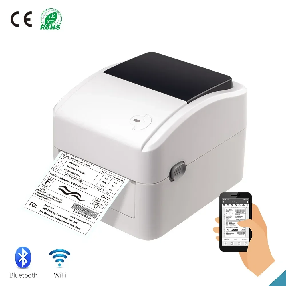 

2026 Xprinter Shipping Label Printer XP-420B Barcode Label 4x6 Roll Sticker Thermal Printer With Bluetooth Thermal Label Printer