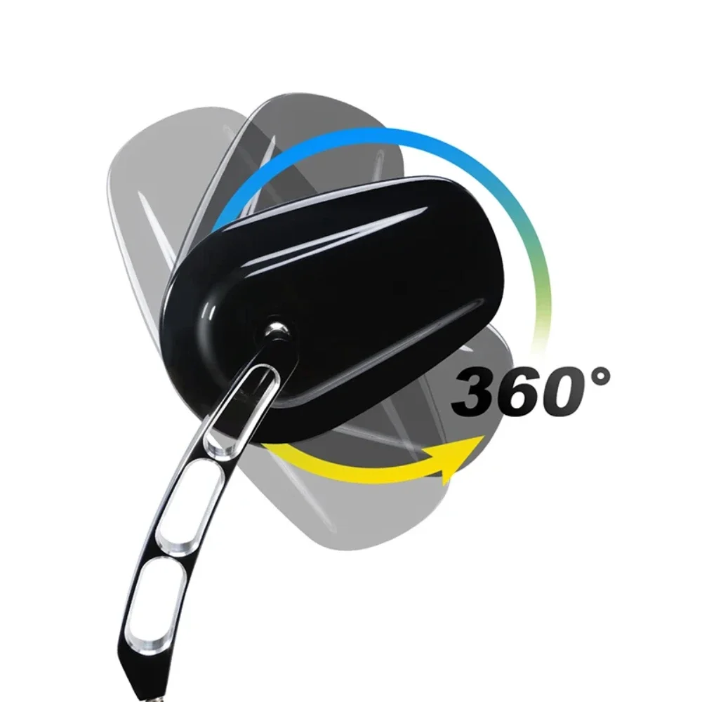 

WB3 Retro Cruiser Motorcycle Under Mount Cruiser Motorcycle Rearview Mirrors Inverted Design For High Handlebars Universal Fit