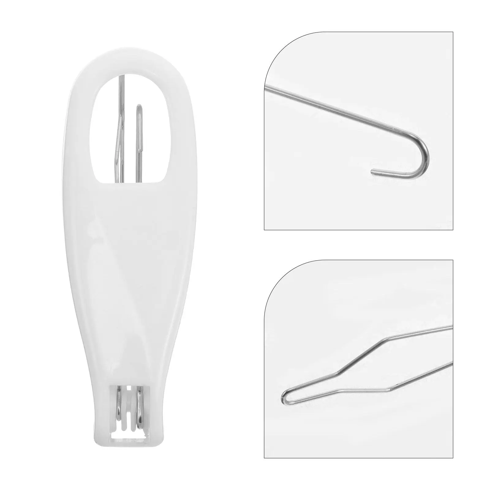 Aide à l'habillage pour personnes âgées : Tirette de fermeture éclair portable de 6 pouces à portée étendue pour manteaux, chemises, robes – Pour plus de confiance