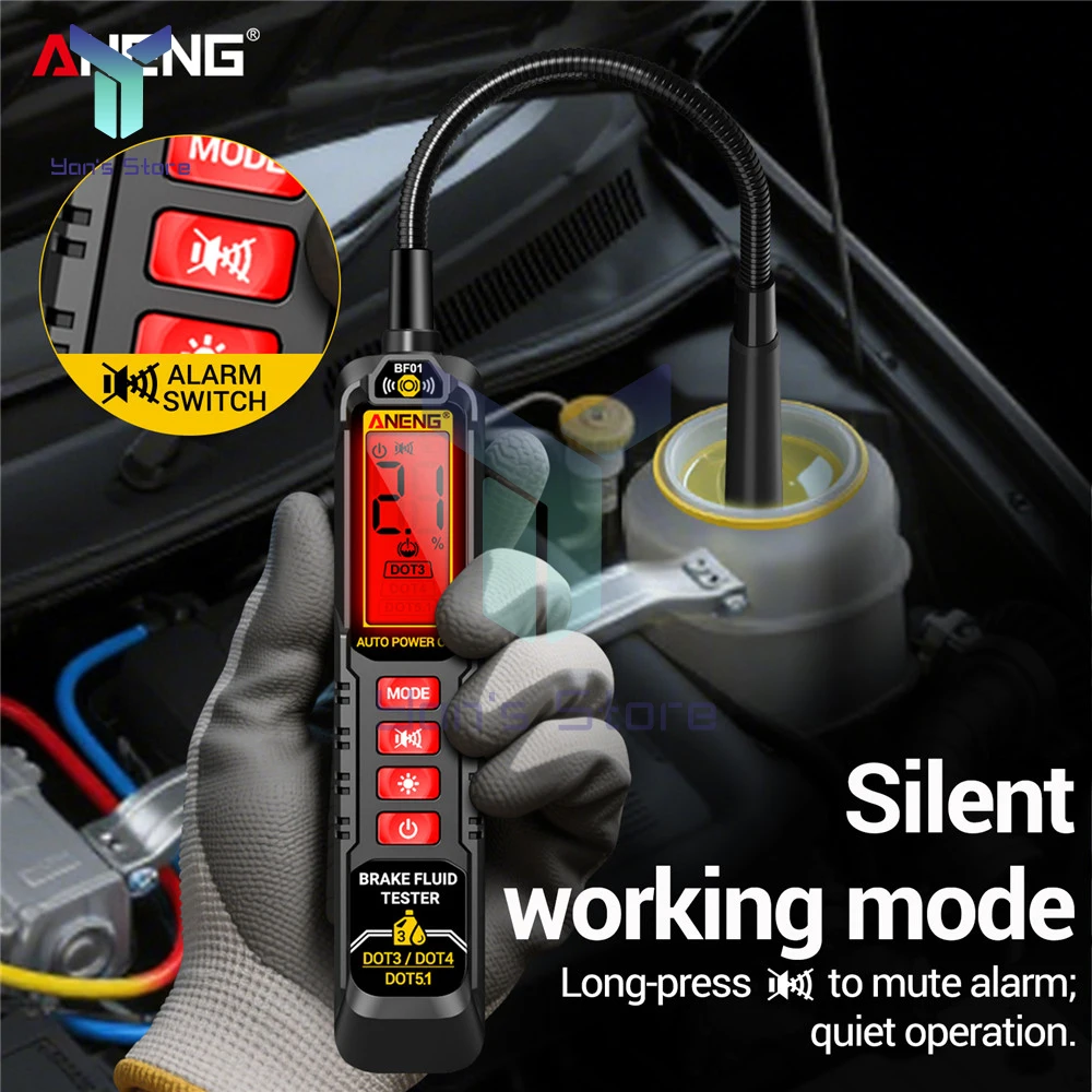 ANENG BF01 Universal Brake Fluid Tester Oil Quality Check Detector Brake Liquid Digital Vehicle Auto Car Brake Oil Tester Tools