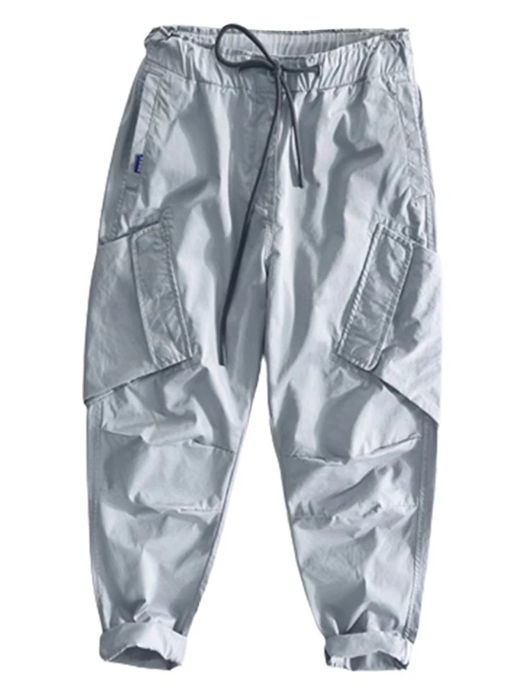 جديد G2025 الرجال الخريف الشتاء مستقيم الساق كيت متعدد ملابس العمل غير رسمية بنطلون Waed الاتجاه الوطني السراويل المريحة #5