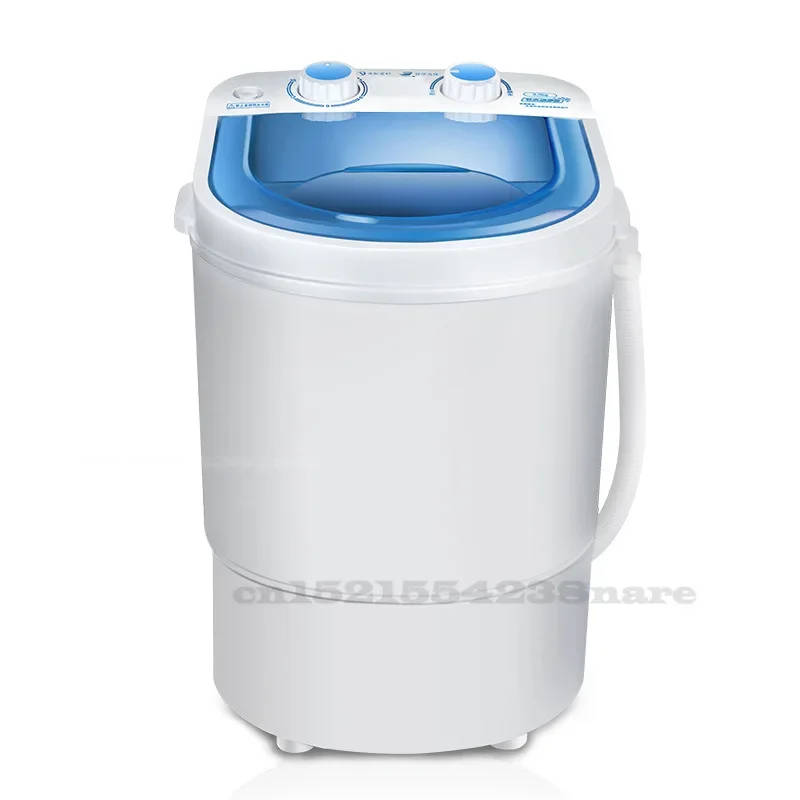 260W Semi-automatic Mini Washing Machine 4.5KG PP Plastic Single Bucket Pure Copper Motor Baby Washing Machine with Dehydration