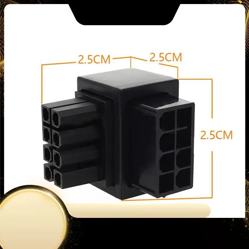 

ATX 8-контактный гнездовой адаптер питания под углом 90 градусов на 8-контактный разъем для видеокарты GPU