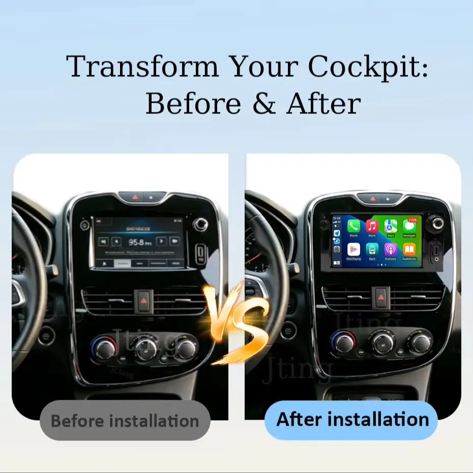 7 inch for Renault Clio IV Clio 4 2012 - 2016 Android Auto Car Radio Mutimedia Player GPS Navigation Bluetooth  4G DSP WFi QLED