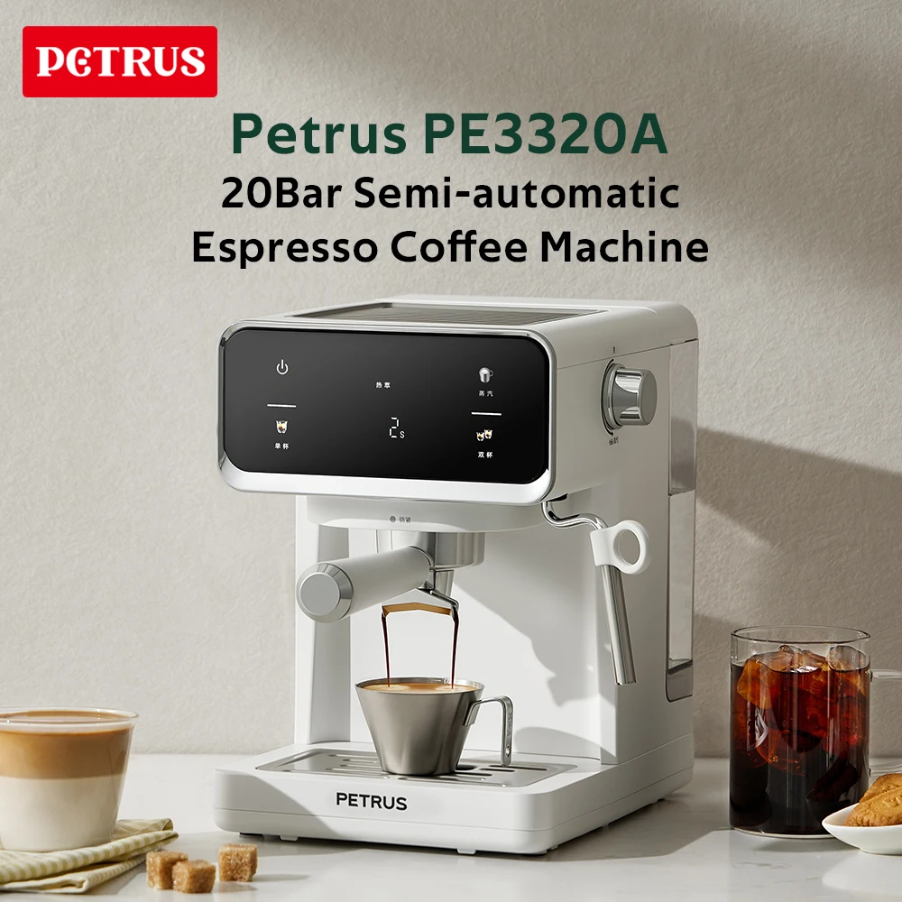 

Кофеварка Кофемашина для эспрессо с палочкой для вспенивания молока и съемным резервуаром для воды Приложение PE3320A