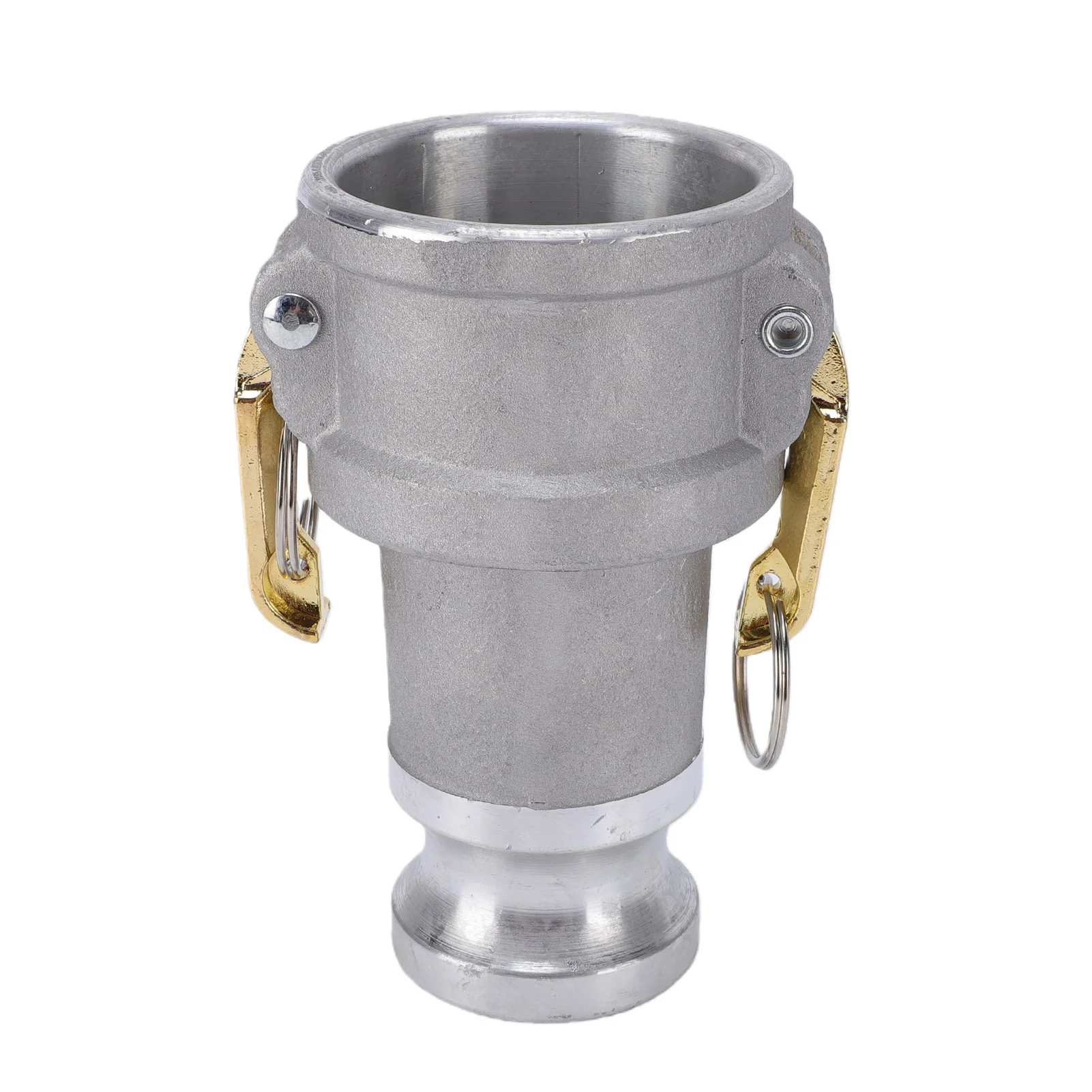 

Aluminum Type DA Camlock Hose Fitting Reducer 2in Female Camlock X 1.5in Male Camlock Clamp Hose Connector