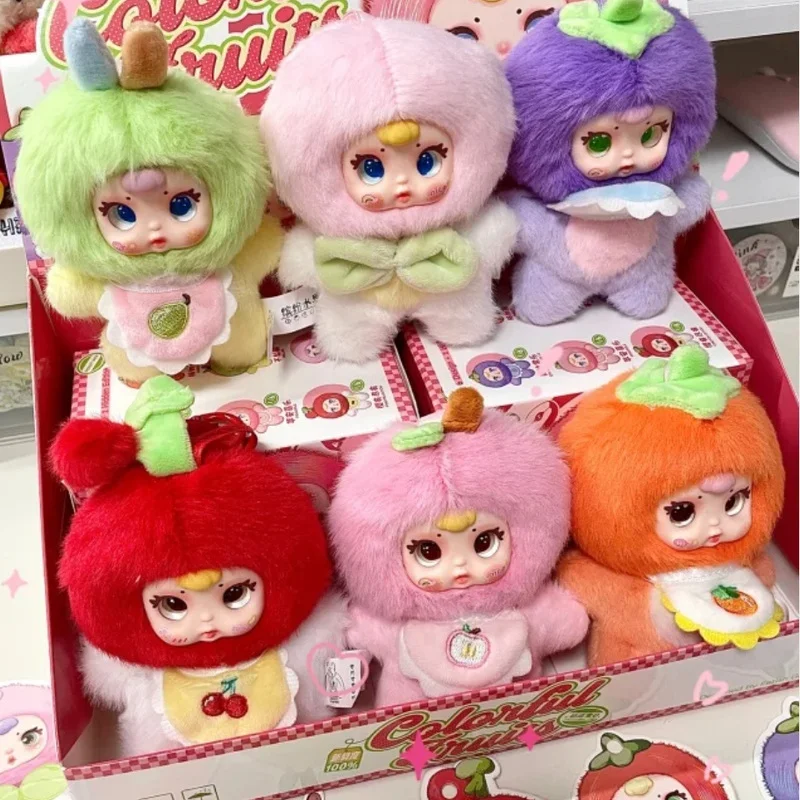 

2025 подлинная плюшевая игрушка с конфетами и фруктами, глухая коробка, креативное милое украшение для рабочего стола, модные виниловые коллекционные игрушки для лица, подарки ﻿