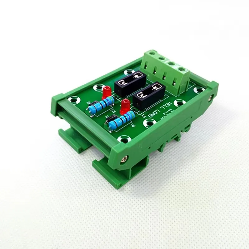 DIN Rail Mount 2 Position Fuse Module Board.