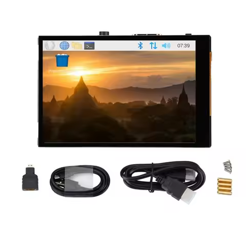 New 3.5 inch Capacitive Touch Screen LCD Display HDMI for Raspberry Pi 4B 3B+ AIDA64 PC Monitor 3D Printer