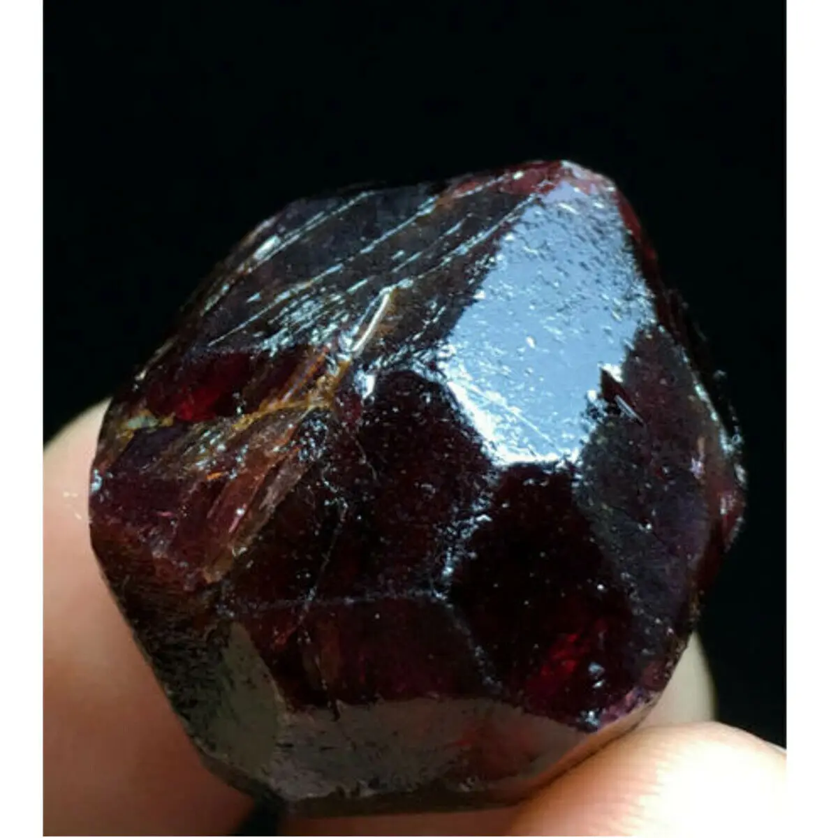 Natural crystal garnet crystal stone large particles Wine red 40-50g