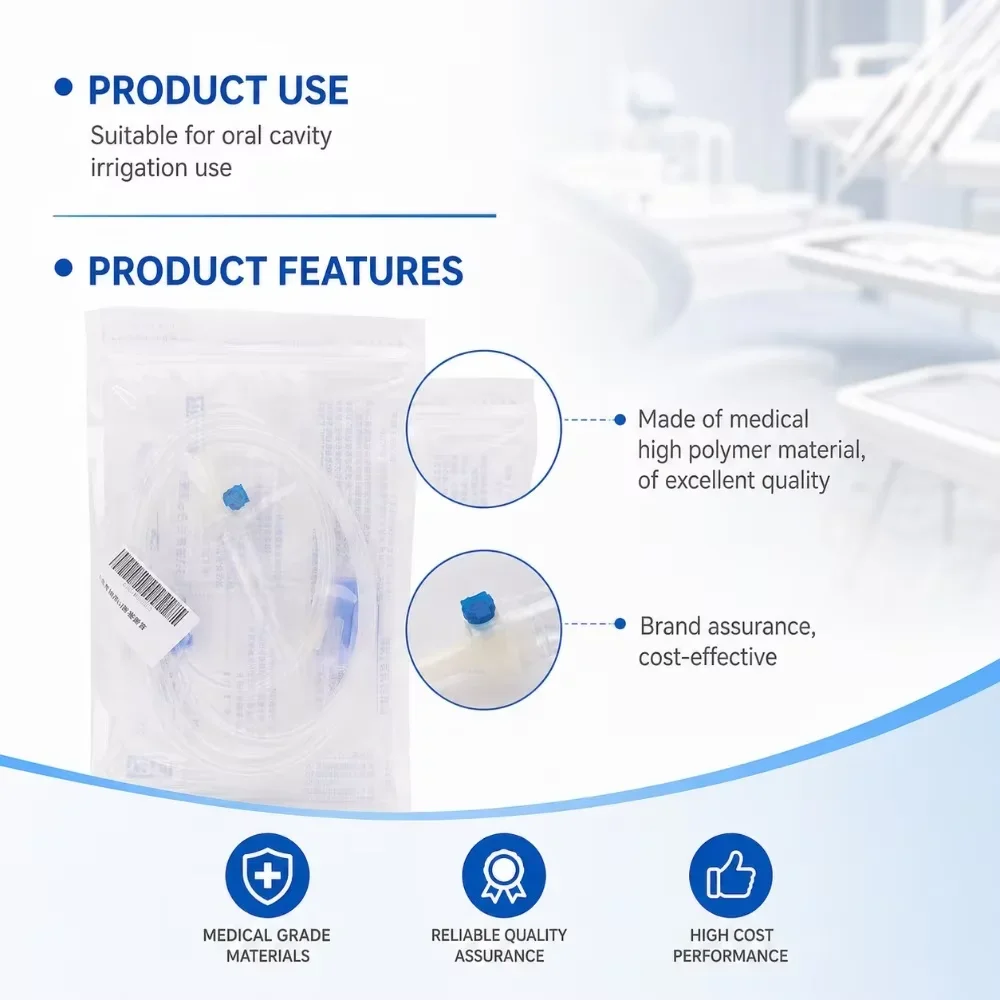 Disposable Implant Tube Surgical Transparent Water Pipe Irrigator Flushing Pipe Match NSK Length 3.1m Dental Tools 5/10/20pcs - view 5