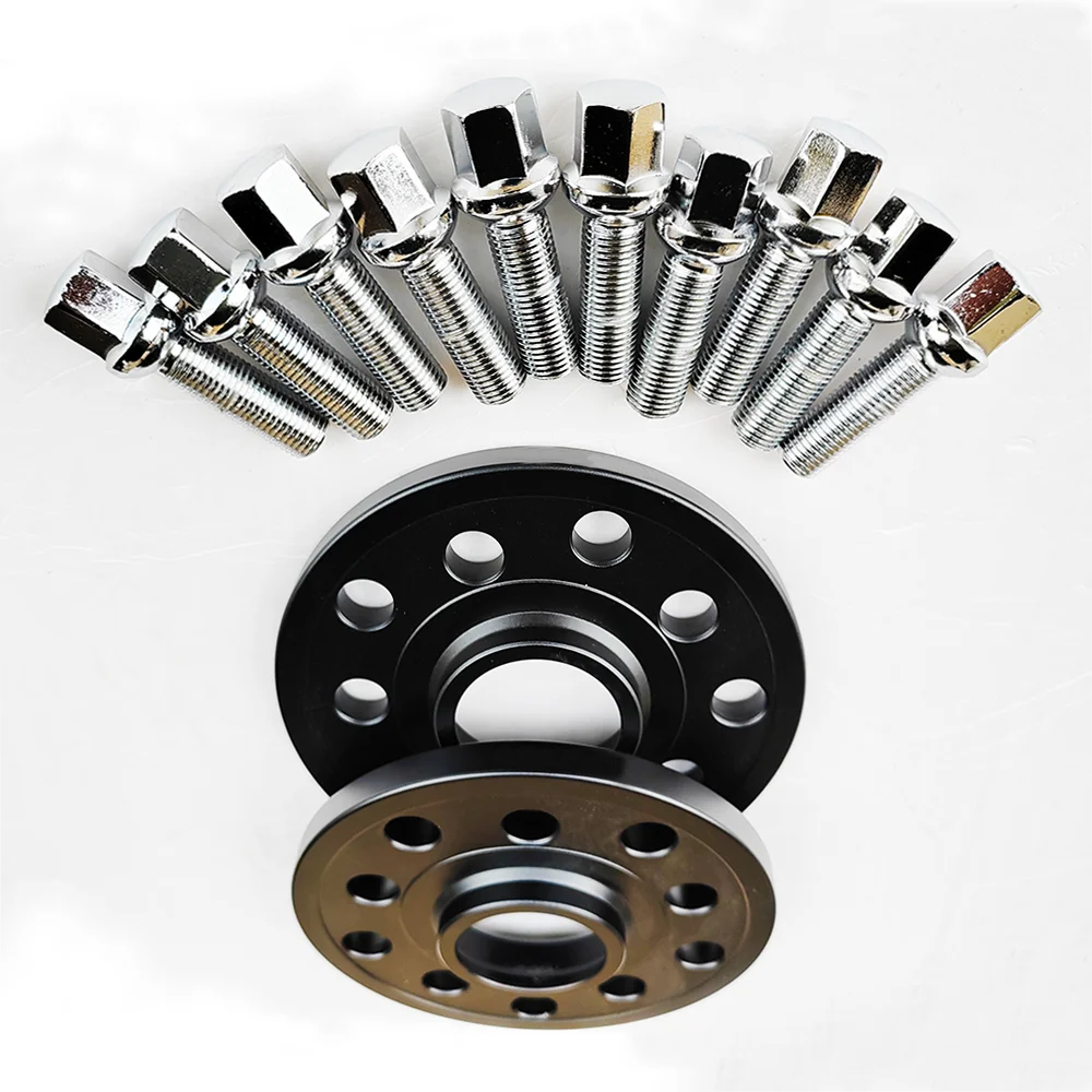 

High strength alloy aluminum Wheel Spacer 5x100 5x112 57.1 15mm thickness ball shape bolts 14x1.5 For VW Golf/Bora/Polo/Jetta