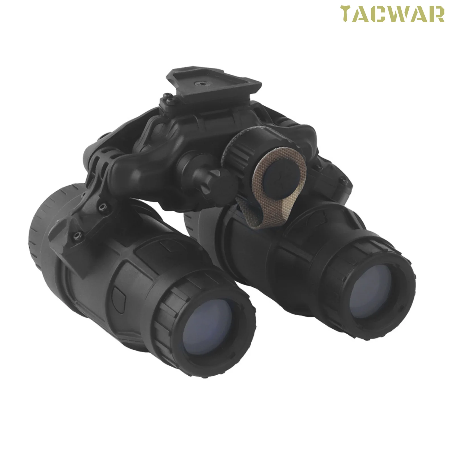 Dummy DTNVS Dual-tube Night Vision Goggles, No Function Lightweight Folding Binocular Model for Cosplay Airsoft Helmet