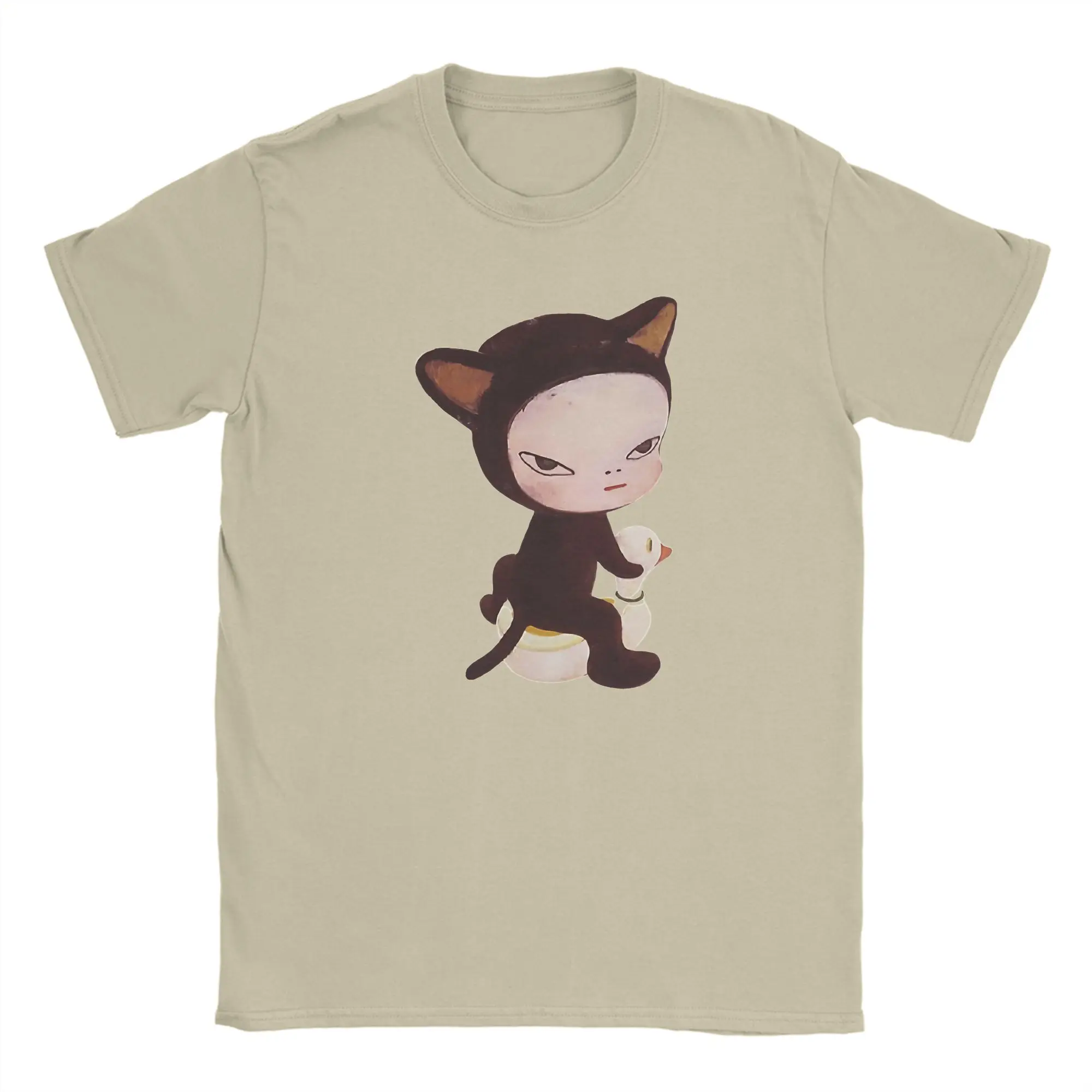 Y-Yoshitomo Nara T-Shirt Summer  Street Style T-Shirts Cotton Harajuku Tee Shirt For Men Custom DIY Tops,