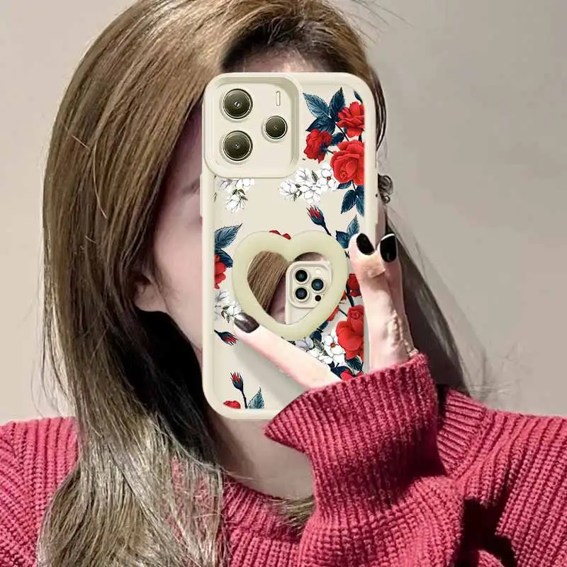 Note 14 Prachtige bloem Nieuwe Sky Eye Siliconen Telefoon Case Voor Redmi Note 14 14S 14Pro 14ProPlus 13 13Pro 12 12S 12R 12Pro Cover