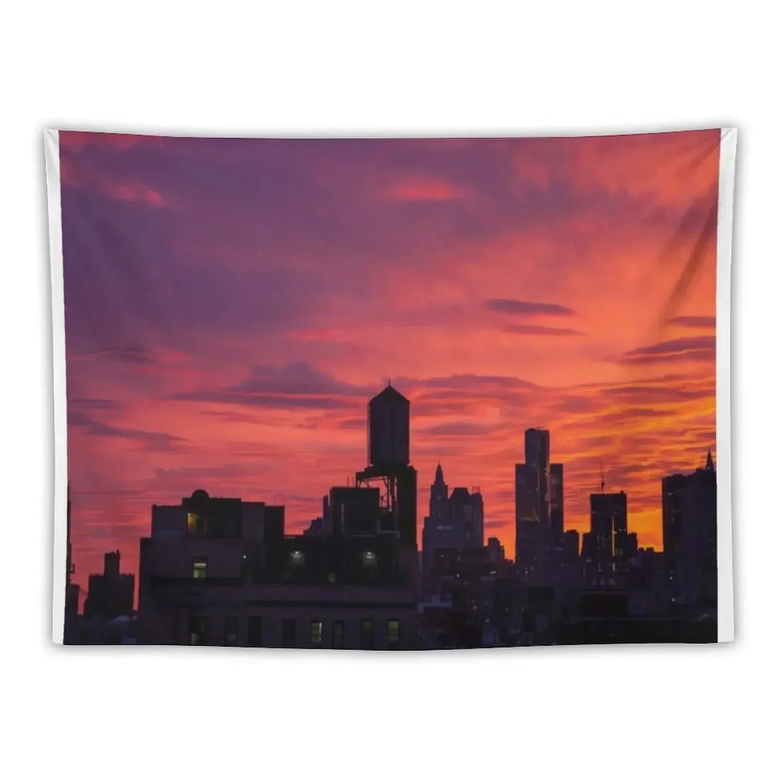 

City Sunset Tapestry Wall Hanging Wall Decorations For Room Tapestry