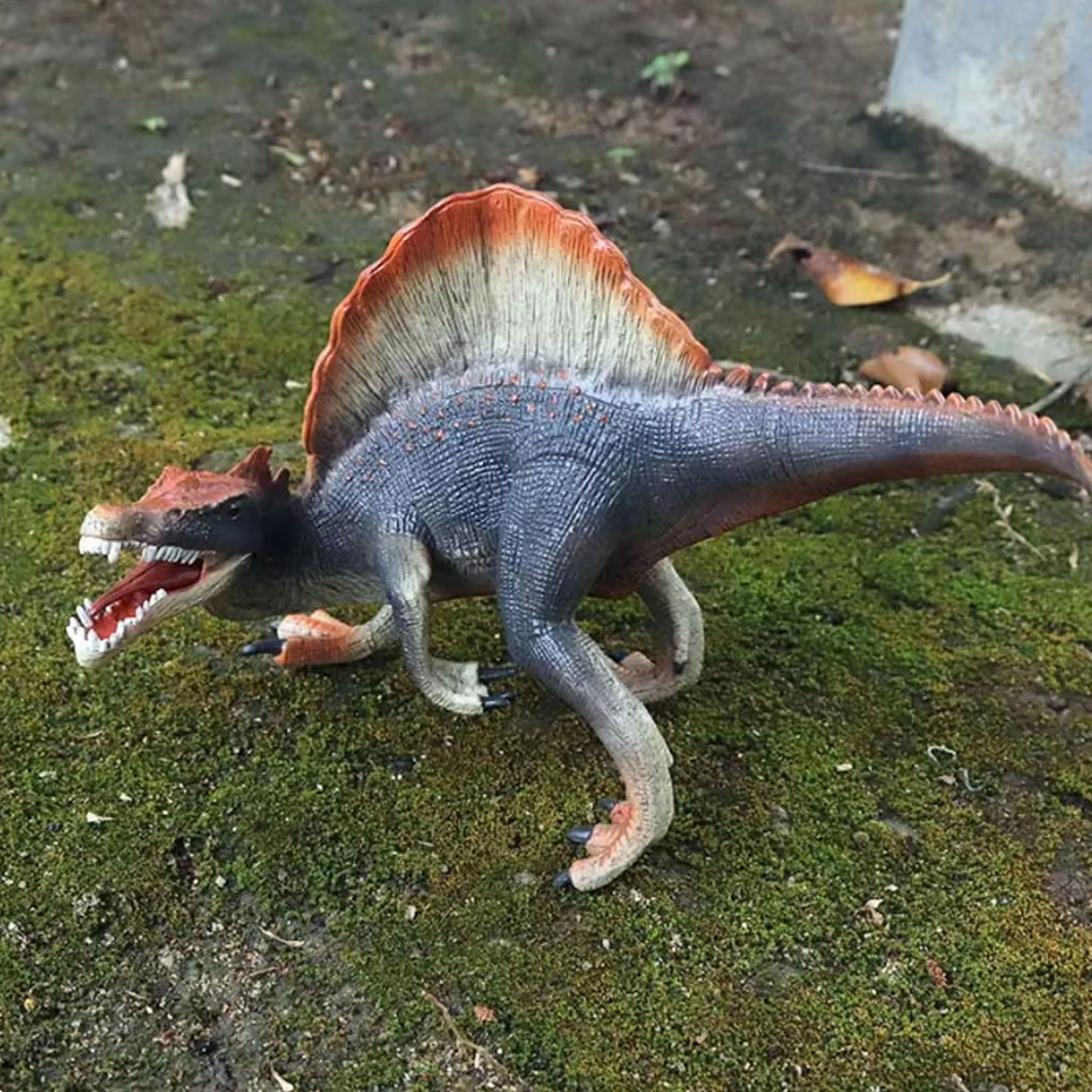 New Jurassic Redback Spinosaurus Static Model Jurassic Park Movie Animal Decoration Collect Halloween ChristmasGift Kids Toys