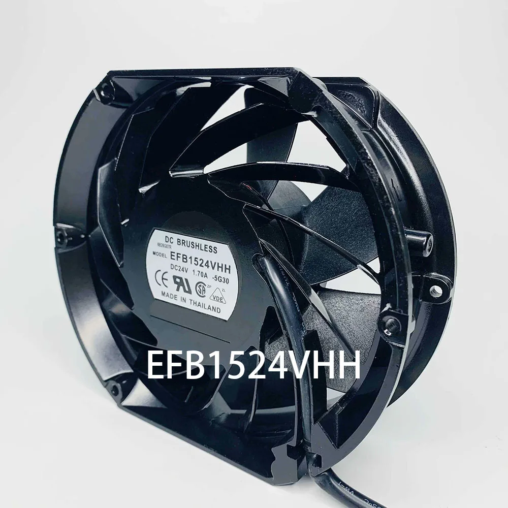 Multi-Speed radiator EFB1524VHH 24VDC 1.70A 172*150*51mm Server cooling fan Factory wholesale