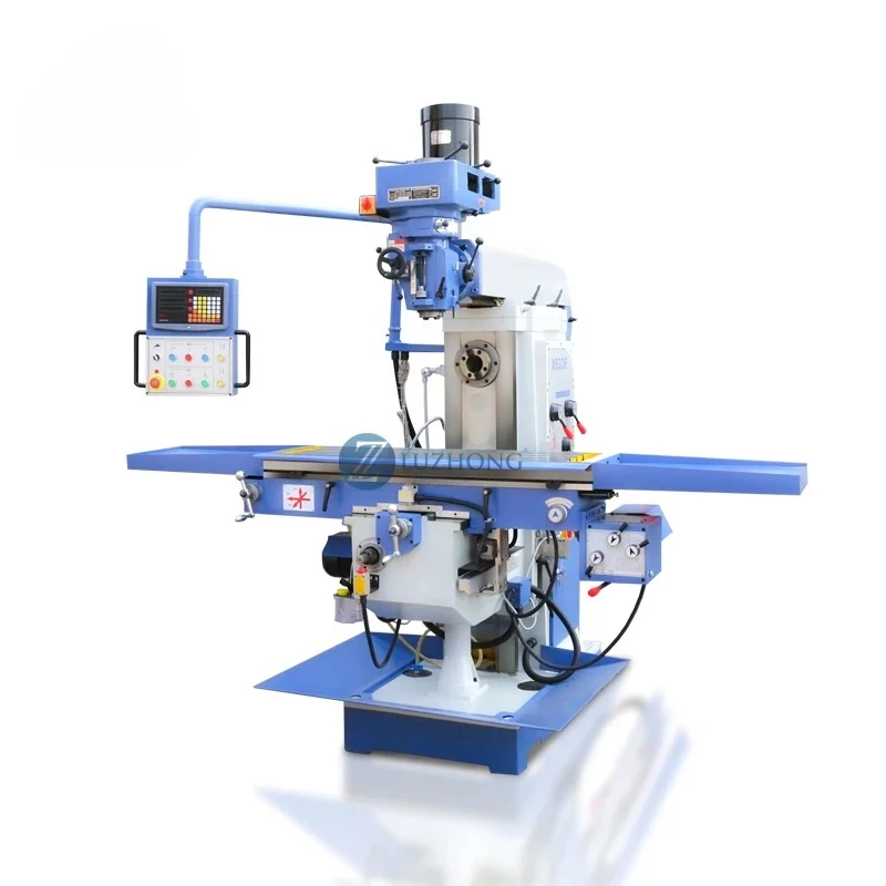 Horizontal Digital Milling Machine New Condition Heavy Construction with Automatic Turret Milling Worktable