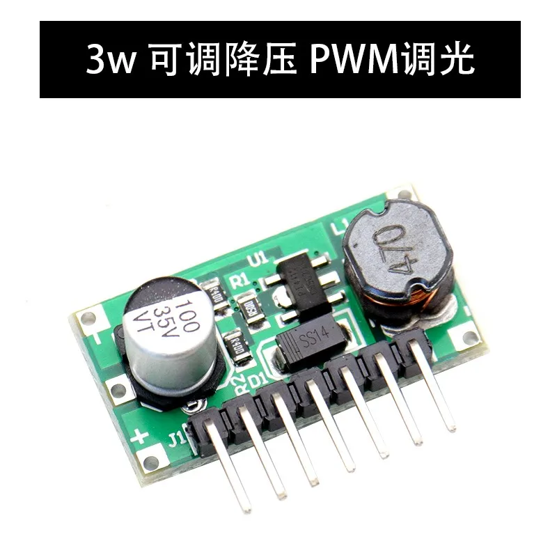 1W 2W/3W LED Driver 350mA 700mA PWM Dimmable Input 5-35V DC Constant Current Module