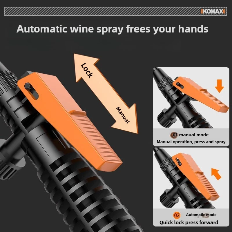 بخاخ حديقة كهربائي قابل لإعادة الشحن 3.7 فولت بخاخ كهربائي قوي مع حزام كتف للحديقة والحديقة والتنظيف #3