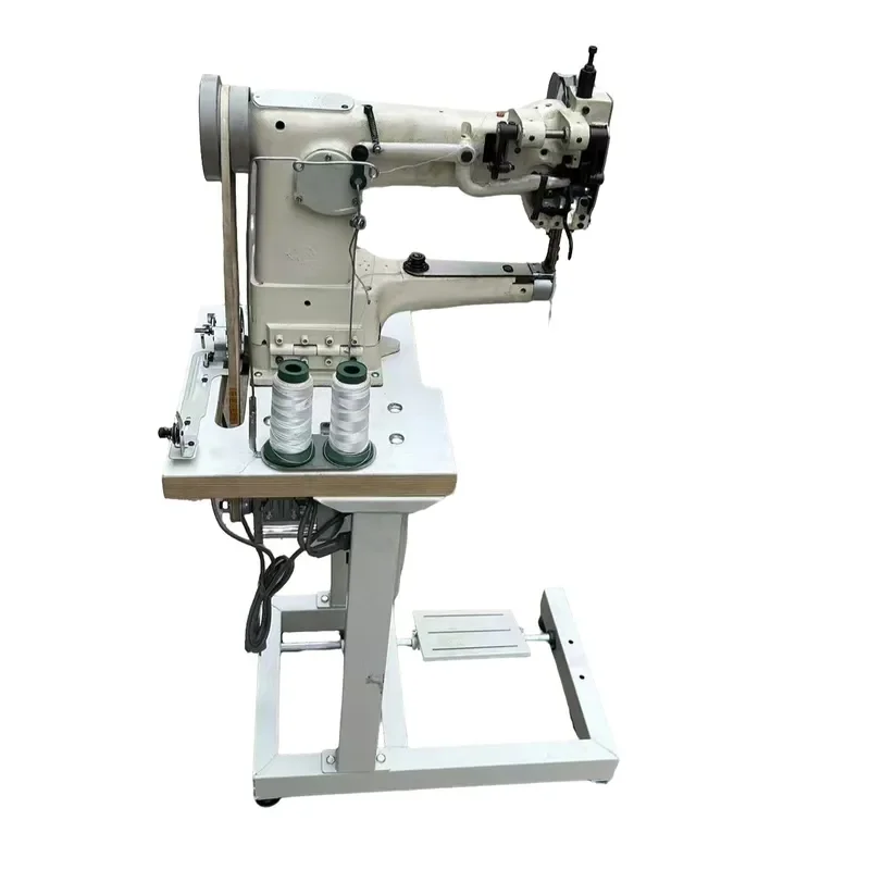 Industrial Electric Leather Sewing Machine High Head Small Mouth for Medium Heavy Materials Handmade Bags Household Use