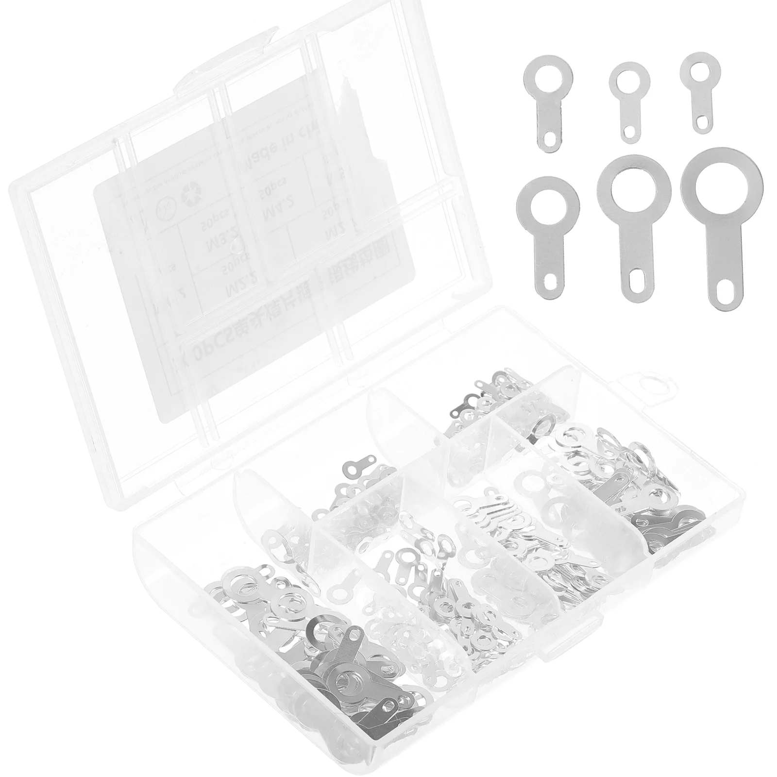 

Copper Plated Silver Washer Safe Single Head Soldering Terminal Lug Flat Hardware Practical Multifunctional Ideal