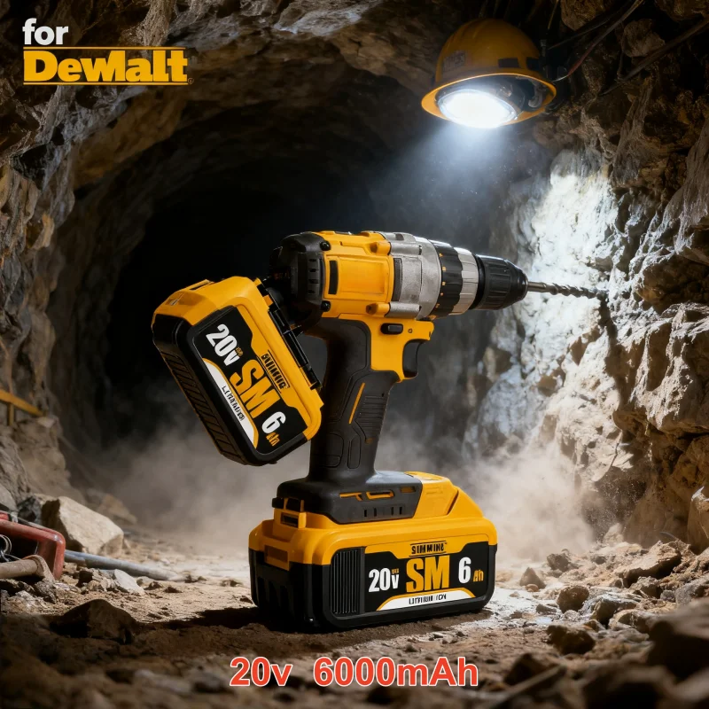 

New 100% Original 12000mAh 20V for Dewalt Power Tool Battery for DCB206 Battery DCB206 20V Battery DCB205 DCB200 ⚡