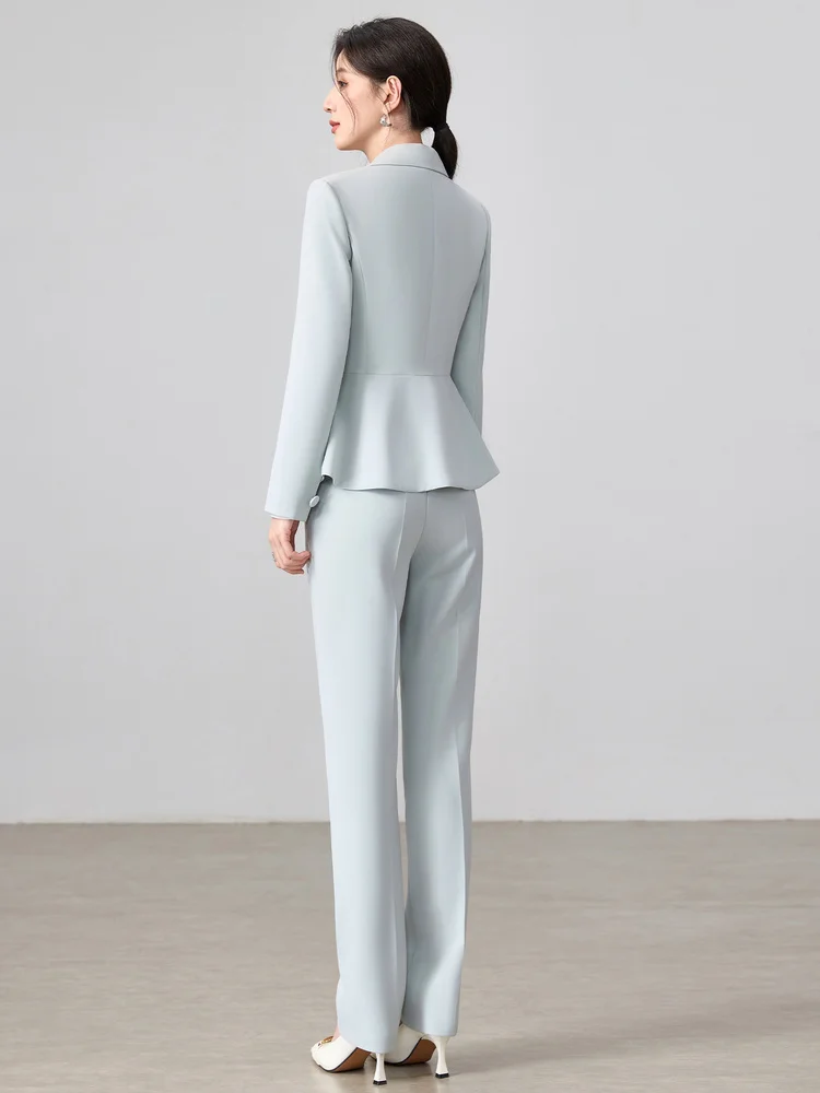 Alyssa Ladies Business Outfit High-Quality Pants And Suit Jacket Slim Elegant Fashionable 2026 New Arrival