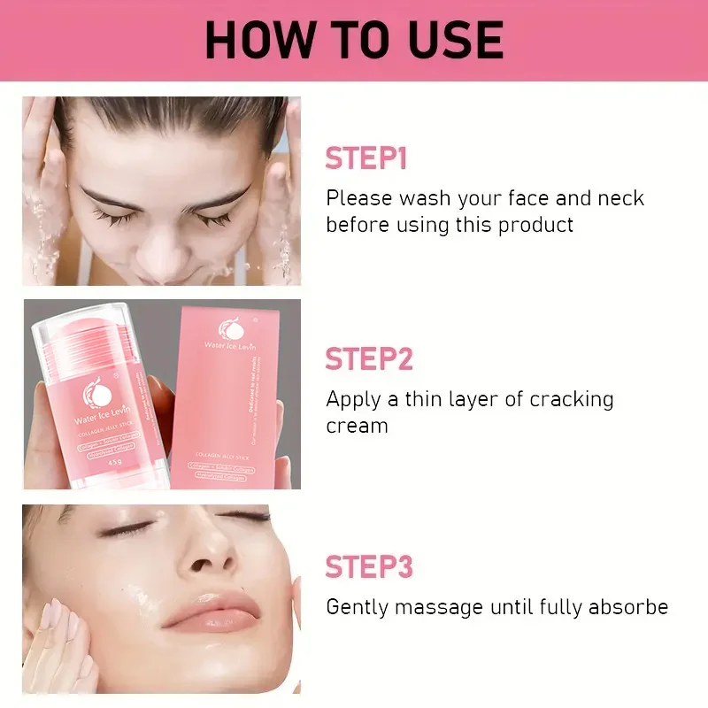 Face and neck cream sticks repair and tighten the skin, make the skin appear skin, smooth wrinkles and fine lines of facial skin