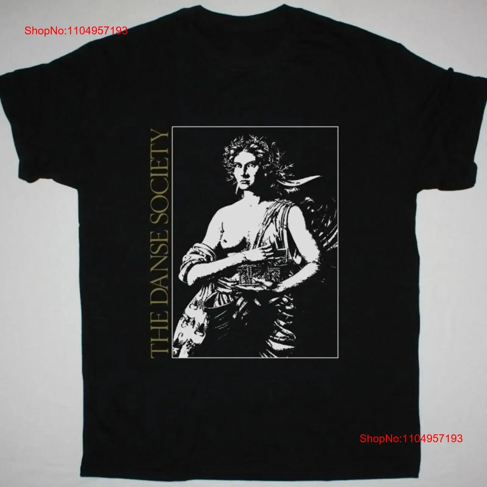 THE DANSE SOCIETY HEAVEN IS WAITING Classic T Shirt Cotton S 4XL LI1599 vintage Washed Soft designer clothes homme streetwear