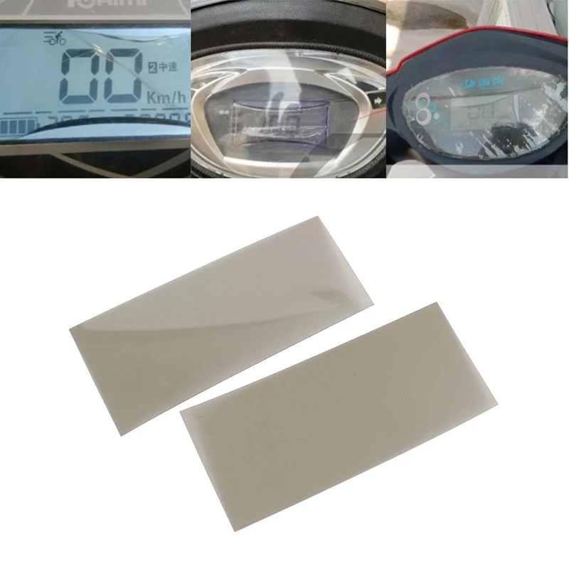 2Pcs Universal LCD Electric Vehicle  Film Image Display Screen Watch Battery Car Cell Phone