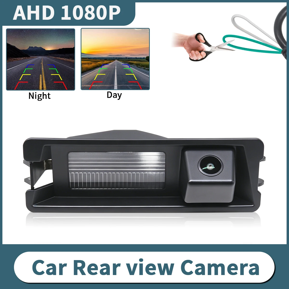 AHD 1080P Car Rearview Backup Camera Waterproof Parking Assistance For Nissan March Micra K13 For Renault Pulse 2010~2017