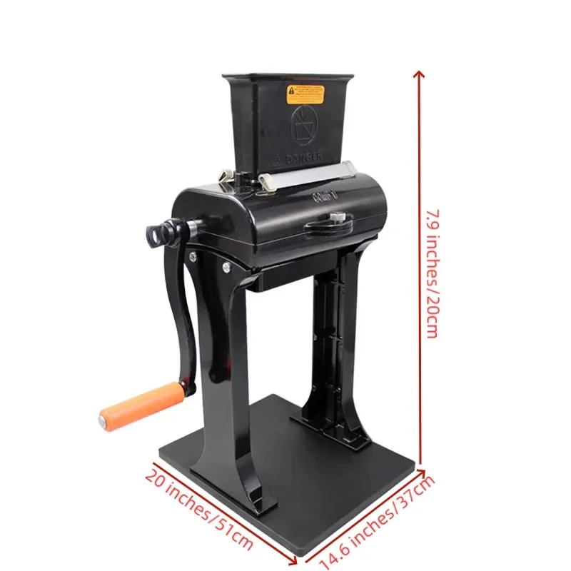 Cortadora seca del cuber del ablandador de carne del cuerpo de aluminio manual para el uso casero