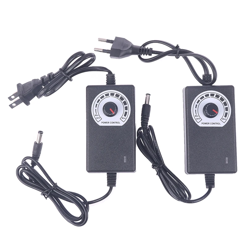 B*1PCS 140cm Adjustable ON/OFF Adapter 3V-12V 2A of voltage 3V 4.5V 5V 6V 7.5V 8V 9V 10V 12V 2A 24W power supply Charger 5.5mm