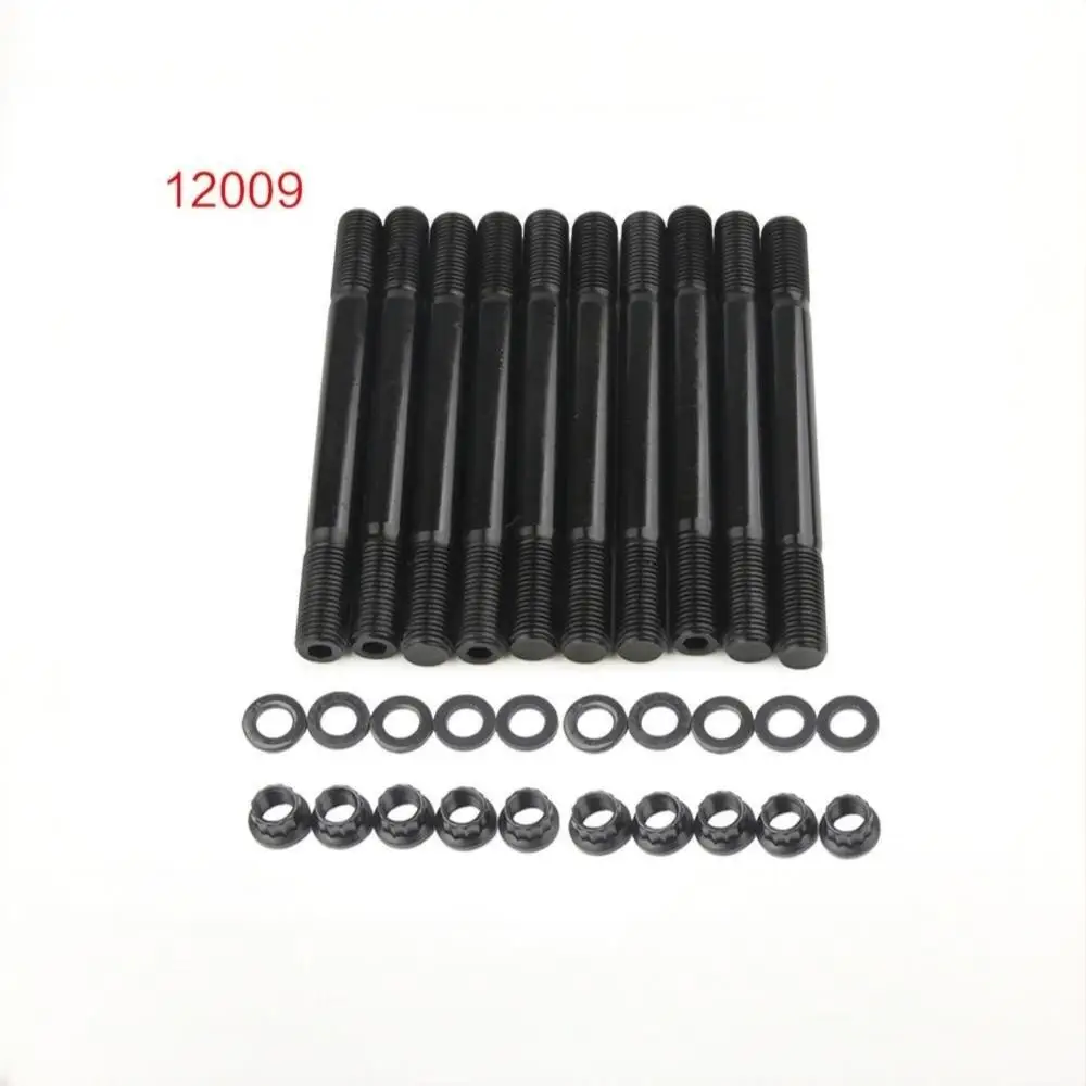 Upgraded 12.9 Grade Cylinder Head Bolts Set Fit Mitsubishi 4G63 2.0L DOHC Eclipse EVO 8 9–High Strength Steel Engine Rebuild Kit