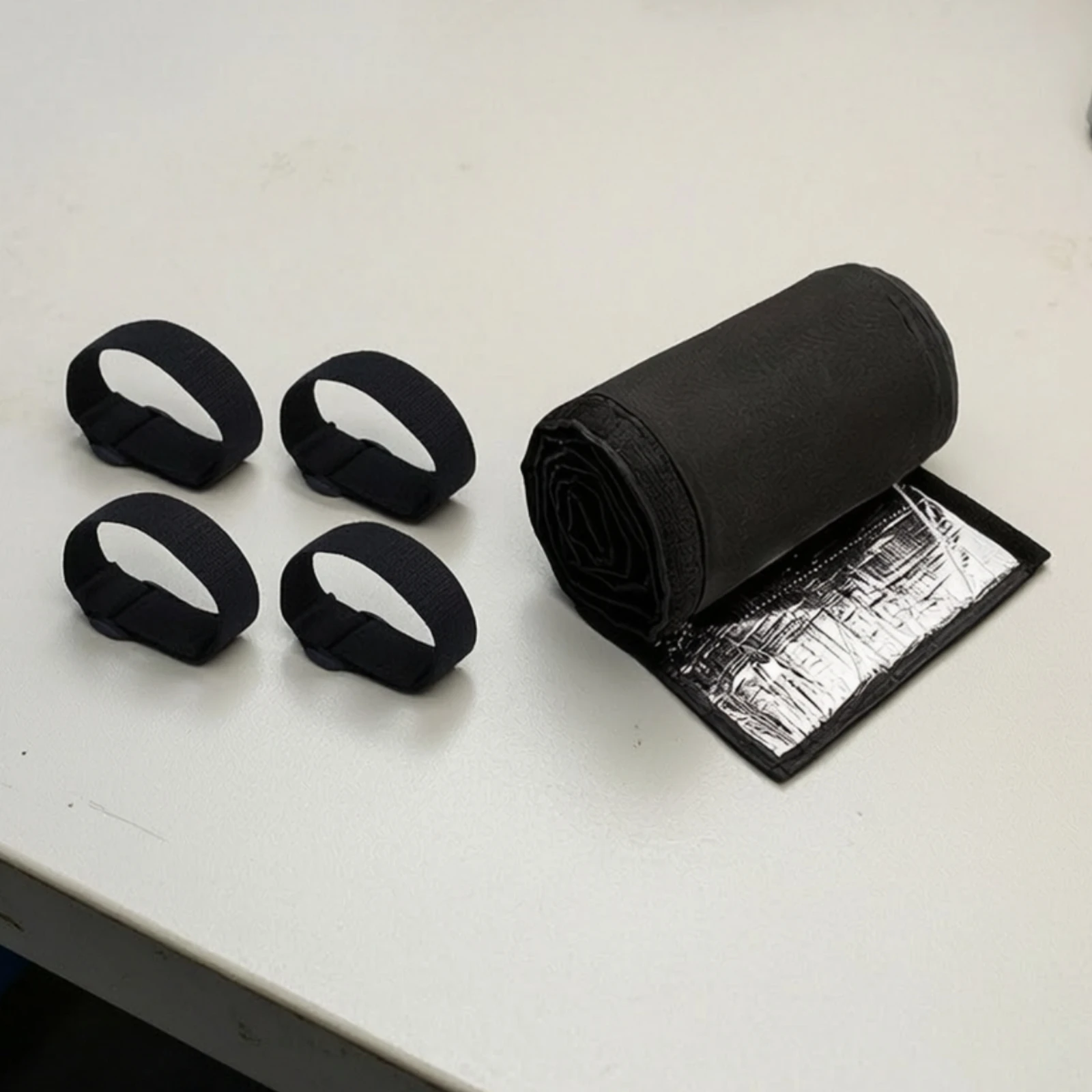 Air Conditioner Pipe Sleeve with Straps Easy Installation Mini Split A/C Line Protector Sleeve for Homeowners, Utility Rooms