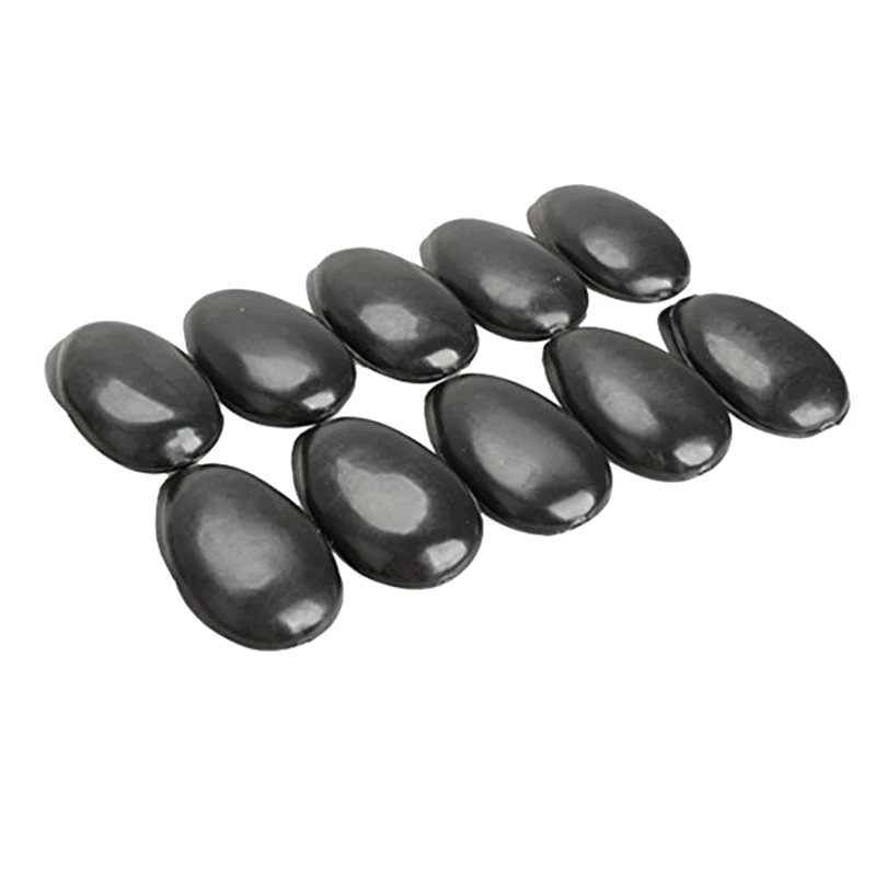 A65I 10 Pairs Black Plastic Hairdressing Dye Coloring Ear Cover Shield Protector