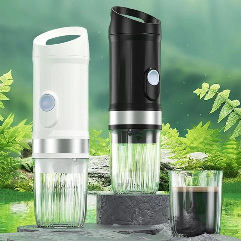 ماكينة إسبرسو كهربائية محمولة سفر صانع القهوة لتخييم سيارات القهوة