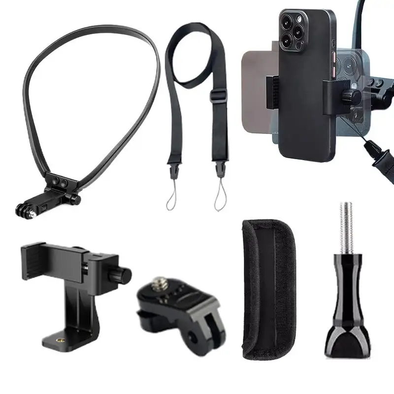 

Neck Phone Holder Around The Neck Phone Holder Non-slip Cellphone Accessories For Outdoor Hiking Adventure Sports Vlog Recording
