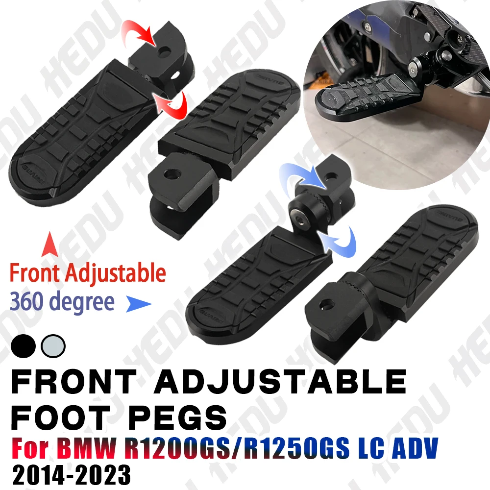 

Передняя подставка для ног для BMW R1200GS LC Adv R 1250 GS LC ADV, подножки для ног, педали R1250GS LC, алюминиевые подножки, аксессуары для мотоциклов