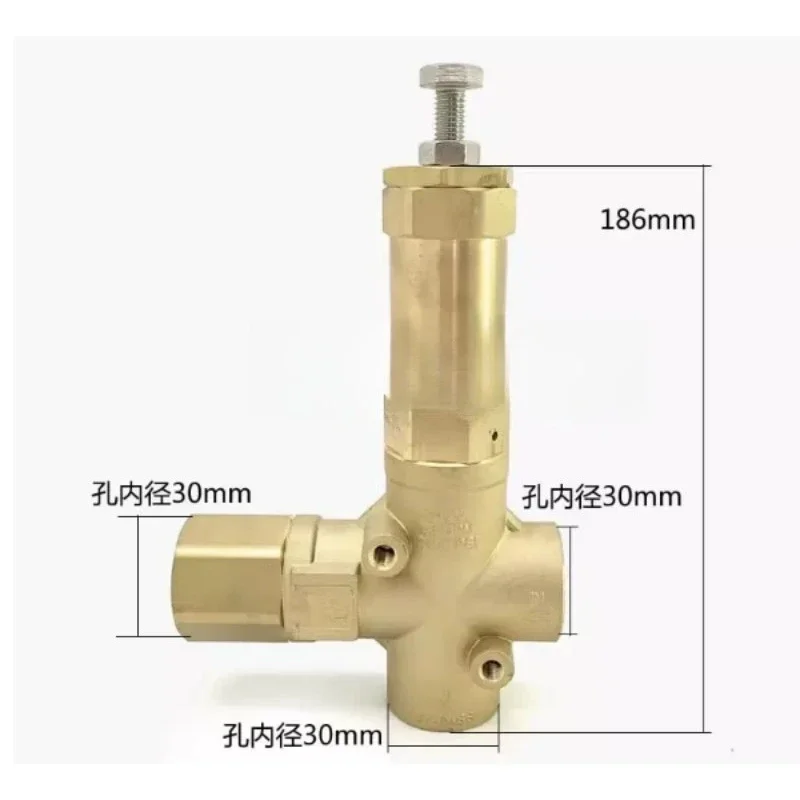 High Pressure Water Pump Pressure Regulating Unloading Valve 180-200L 300KG Large Flow Relief Control Accessory