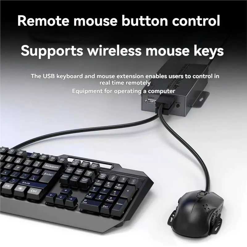 EVENTS DAY 1X4 -Compatible KWM Extender Splitter 1080P Wireless -Compatible Transmitter And Receiver For Laptop TV US Pl