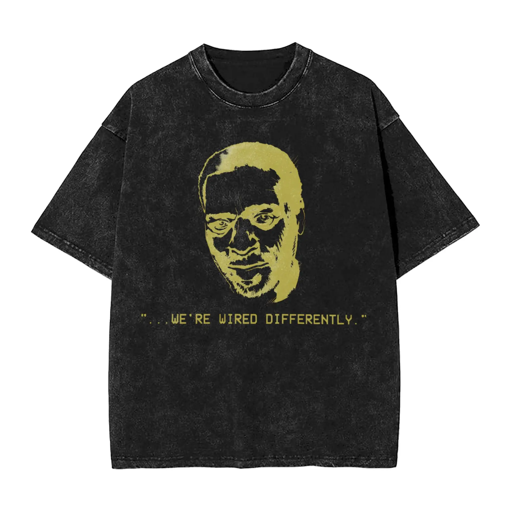 Backrooms Wired Differently T Shirts Washed 100% Cotton Oversize T-Shirt  Vintage Tops Streetwear Graphic Tops Tees