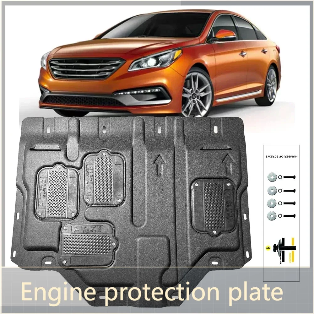 Car Under Engine Guard Mudguard Board Splash Shield Mud Fender Plate Panel For Hyundai Sonata 9 2015-2017