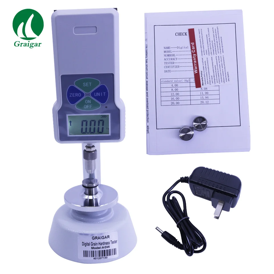 

AGW-20 Digital Grain Hardness Tester Seed Fodder Paddy Rice Cereal Hardness Tester For Testing Of the Hardness Of Grains