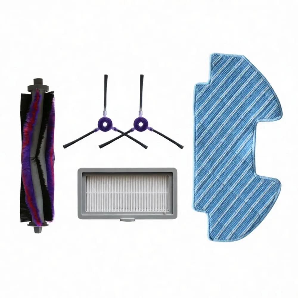 Cleaning Robot Parts Kit For Powerbot E VR05R5050WK Vacuum Cleaner Main Brush Side Filter Mop Cloth Replacement Consumables