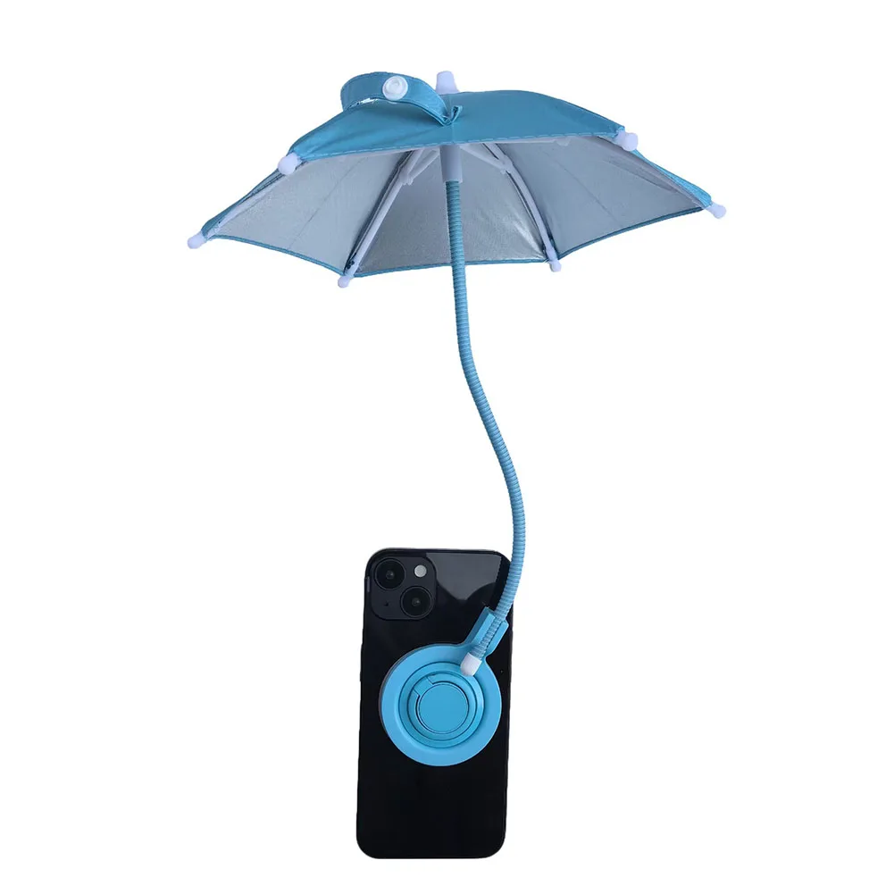 

Mobile Phone Umbrella Featuring Magnetic Attachment for Sun Shade Ideal for Reducing For Screen Glare Outdoors