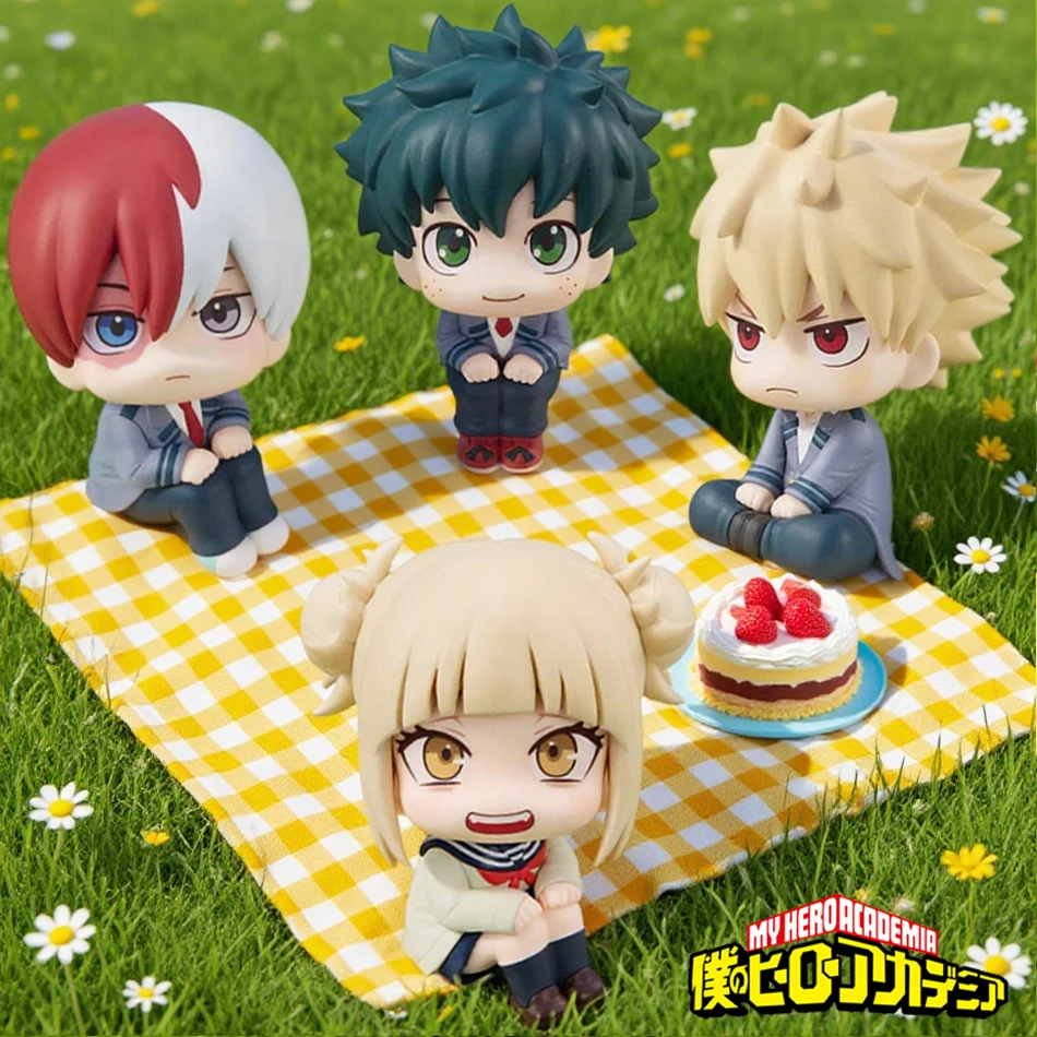 1-4 Stück Boku no Hero Academia Anime-Figur Midoriya Izuku Actionfigur Bakugo Katsuki/Todoroki Shoto Statuette PVC Sammelfiguren