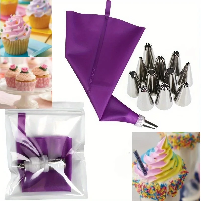 8 Uds. Boquillas para tuberías de pastel de crema, boquillas de decoración de galletas y galletas de acero inoxidable, puntas de glaseado para hornear DIY reutilizables para glaseado de pasteles